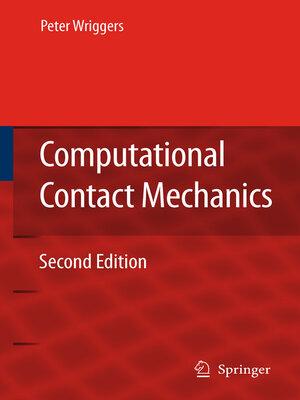 cover image of Computational Contact Mechanics